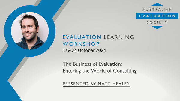 The Business of Evaluation Entering the World of Consulting 2