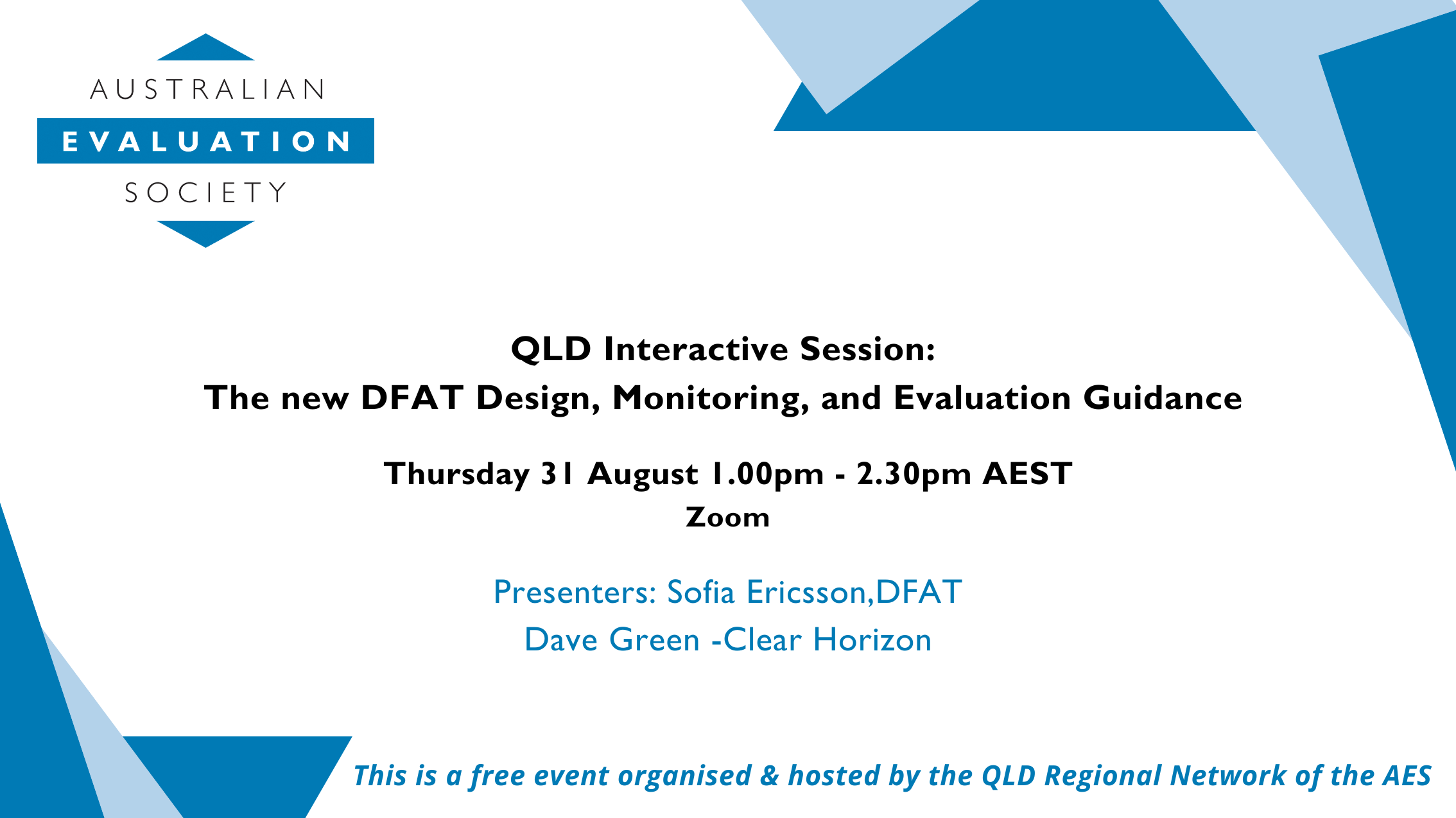 The new DFAT Design Monitoring and Evaluation Guidance 