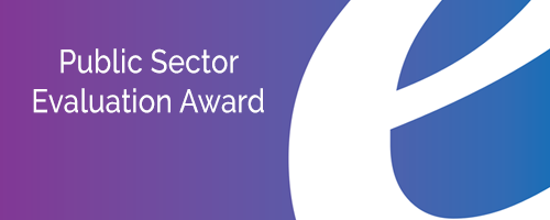 Public Sector Evaluation Award awarded The Public Intoxication Trial Evaluation Team for 'Decriminalisation of public intoxication in Victoria: Evaluation of the health response trials'